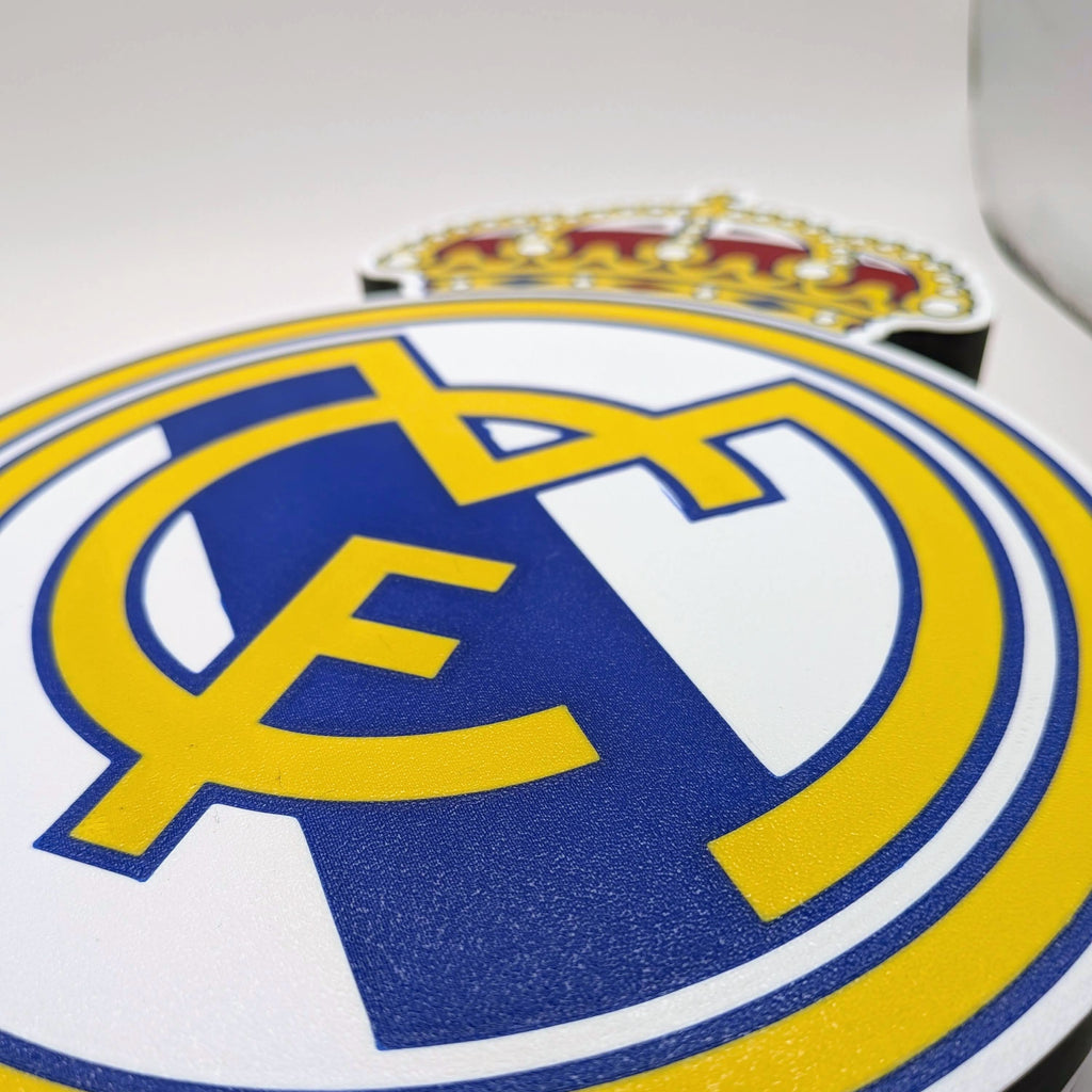 Lightbox LED Real Madrid – Lampada da Tavolo e Parete Stemma Blancos