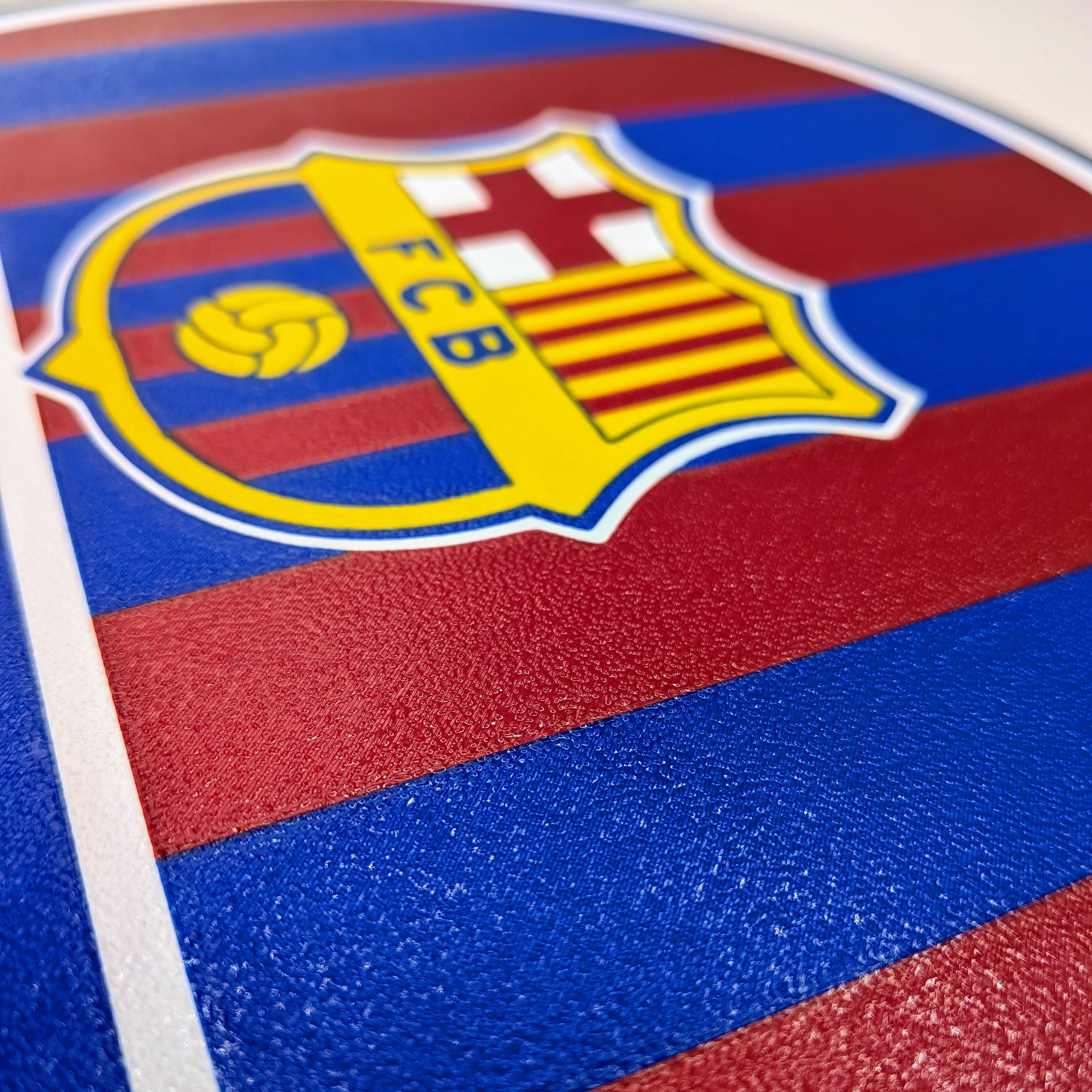 Lightbox LED Barcellona Personalizzata – Lampada da Tavolo e Parete Blaugrana con Nome