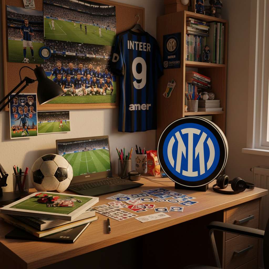 LED-Lightbox Inter Classica – Tisch- und Wandleuchte mit Emblem