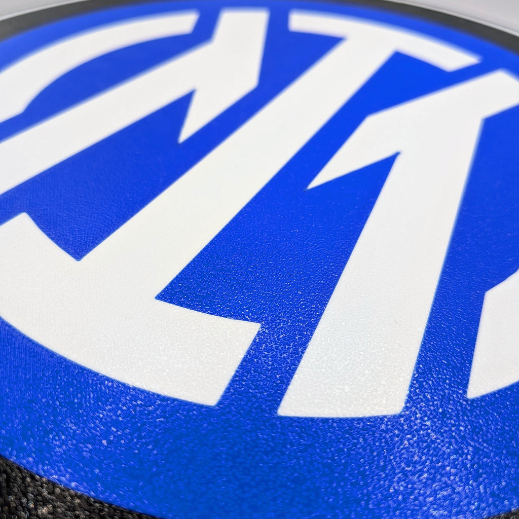 LED-Lightbox Inter Classica – Tisch- und Wandleuchte mit Emblem
