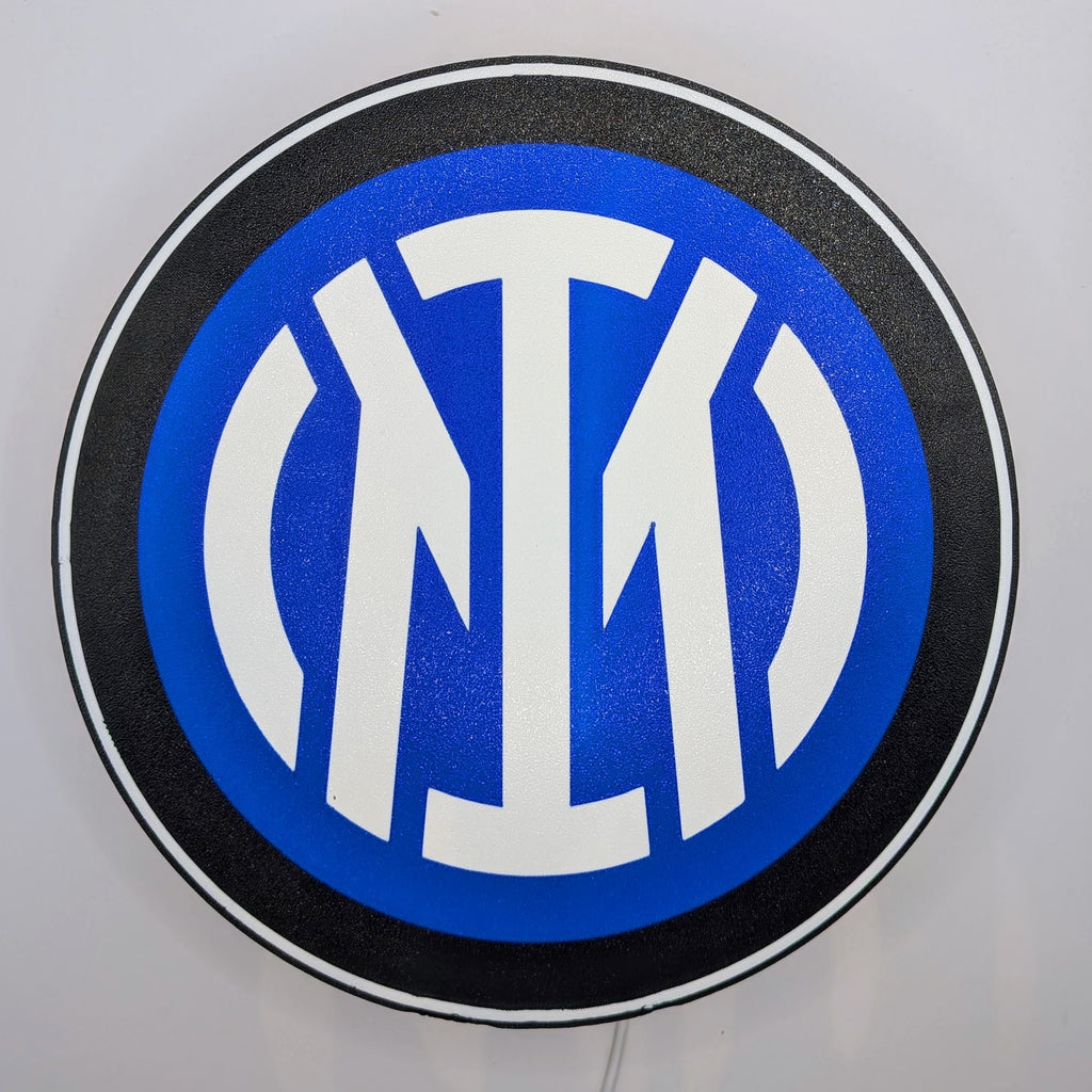 LED-Lightbox Inter Classica – Tisch- und Wandleuchte mit Emblem