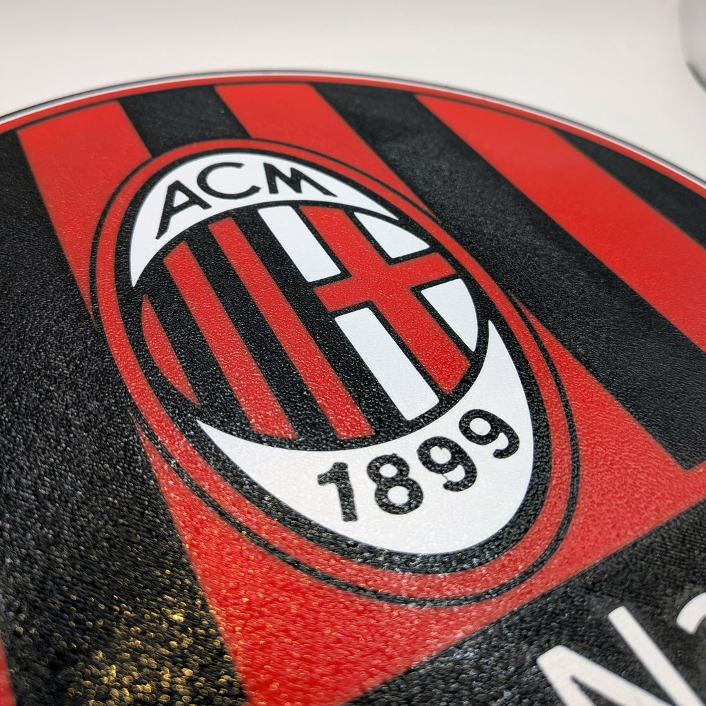 Customizable AC Milan LED Lamp – Football Lightbox with name