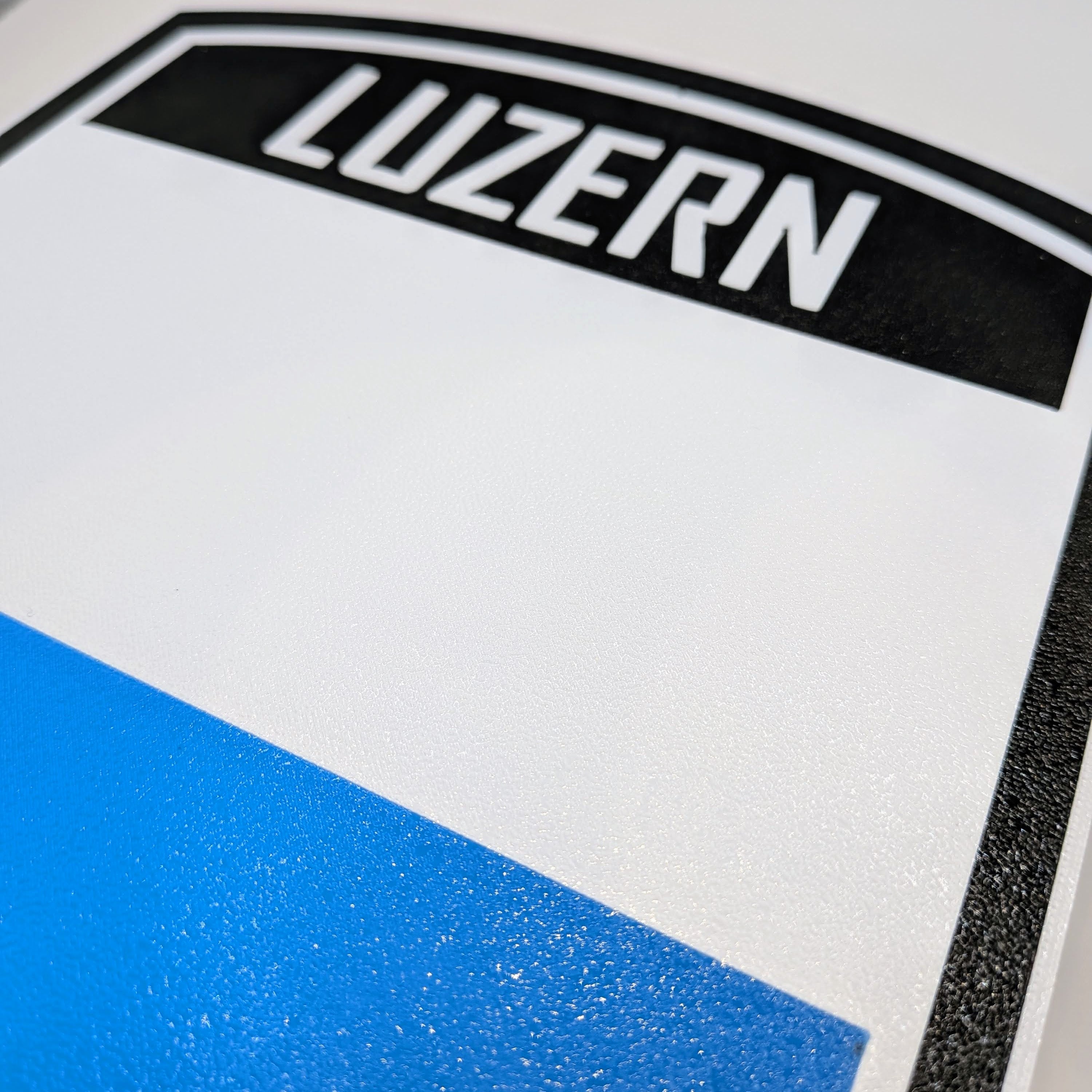 Lightbox LED Canton Lucerna – Lampada 3D da Tavolo e Parete con Stemma di Luzern