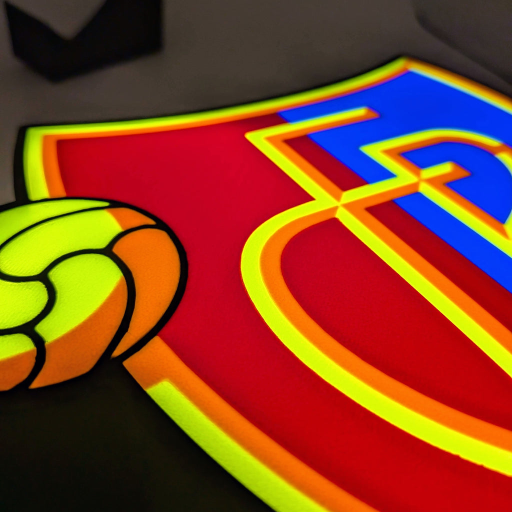 LED-Lampe FC Basel – Fussball Leuchtkasten