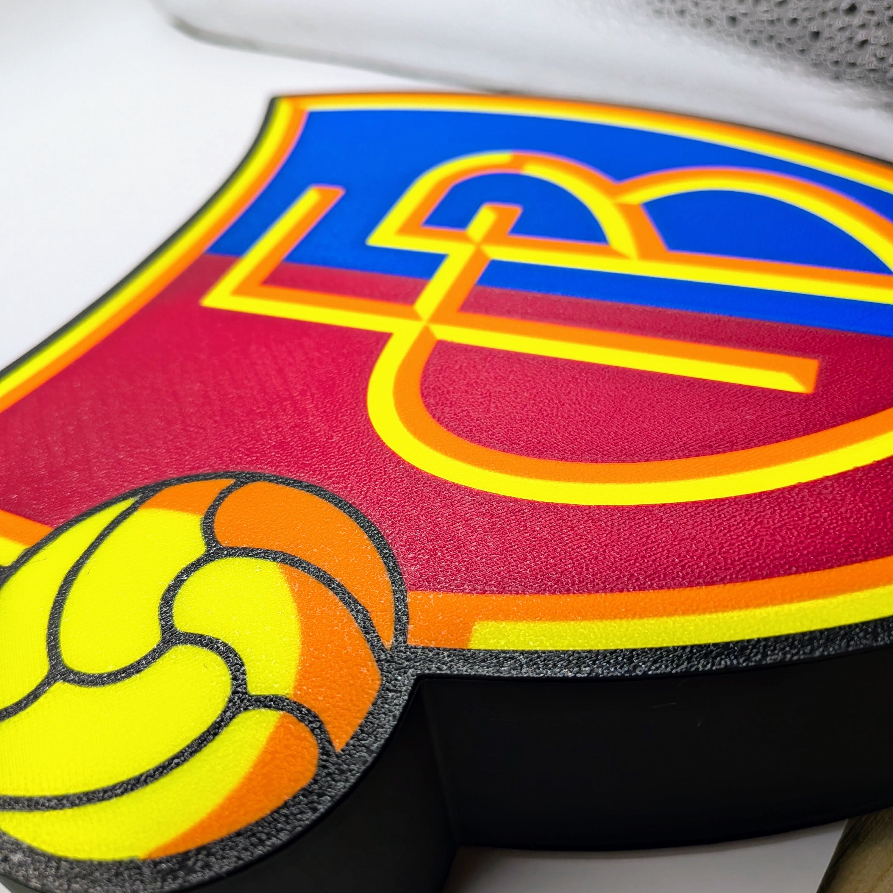 LED-Lampe FC Basel – Fussball Leuchtkasten