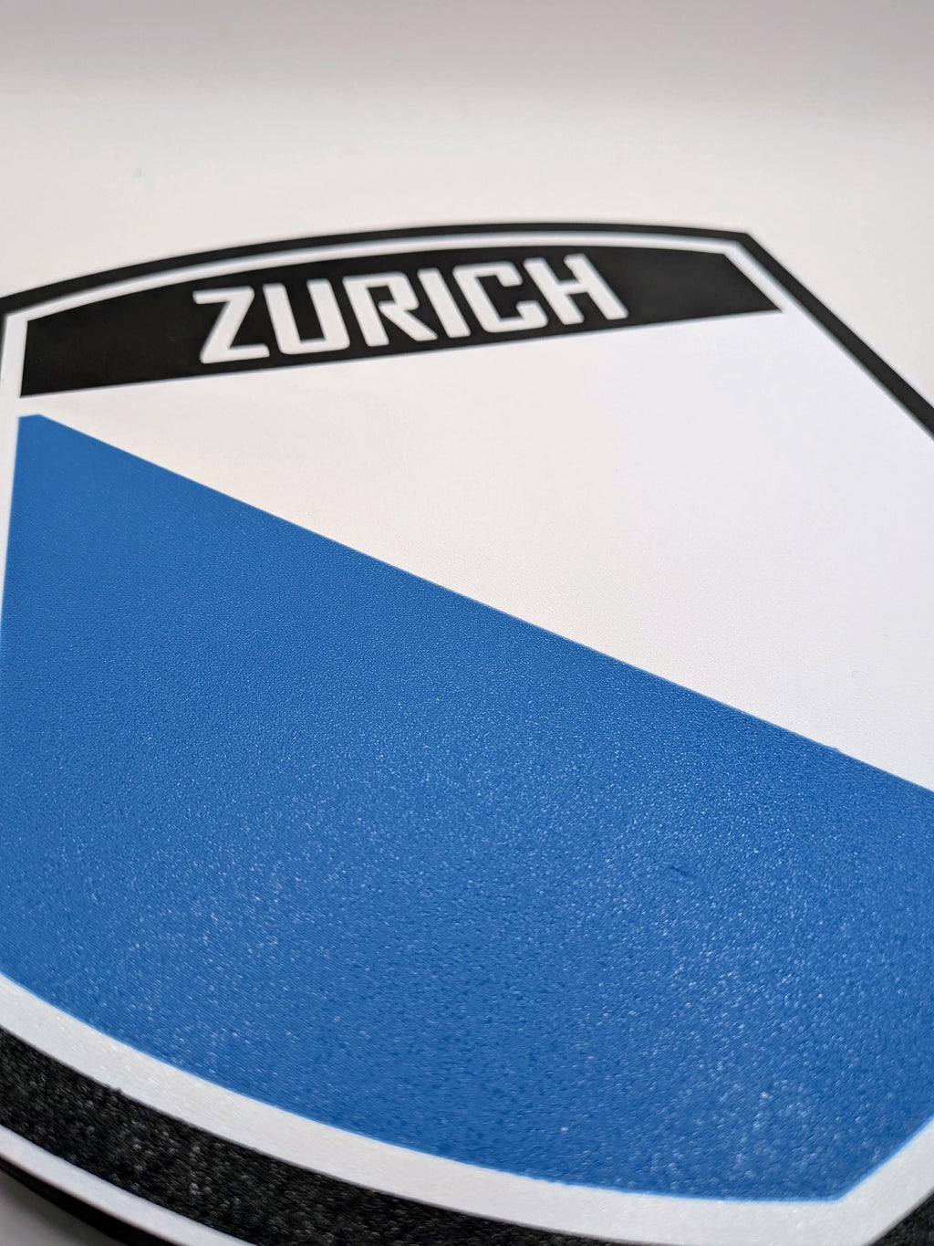 Lampada LED lightbox scudo ZURICH: pannello blu e bianco
