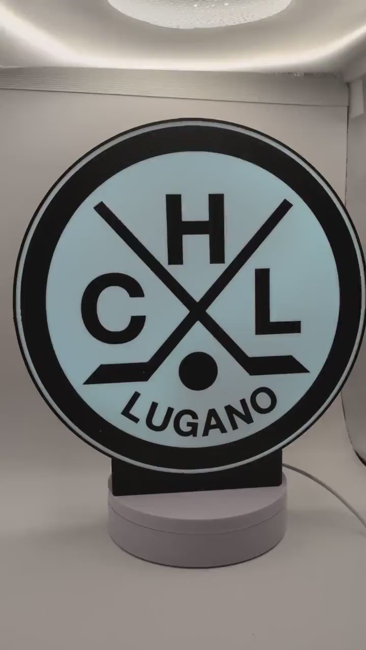 Lampada LED HC Lugano – Lightbox Hockey