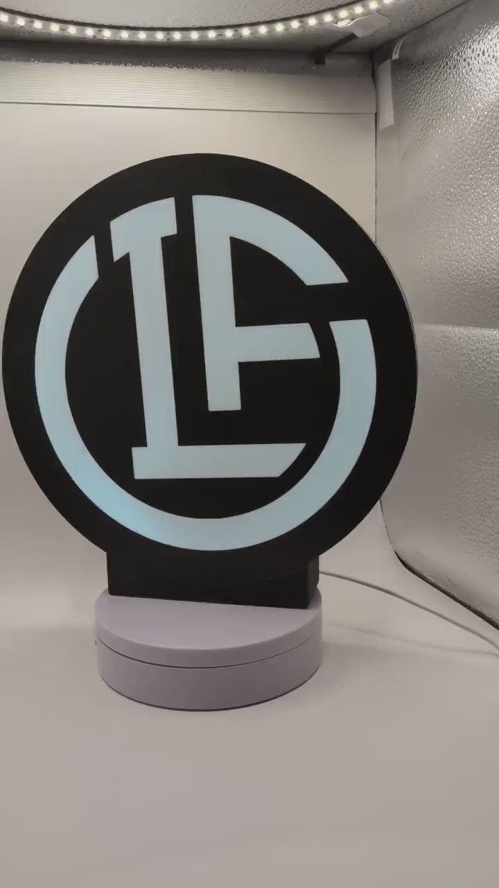 Lampada LED FC Lugano – Lightbox Calcio
